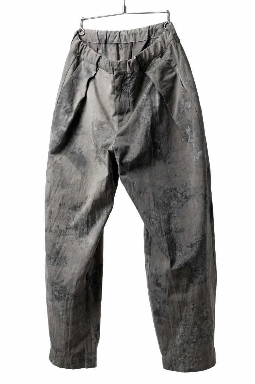 COLINA W TUCK TROUSERS / ANCIENT DYED TUSSER (DUST) - Image 9