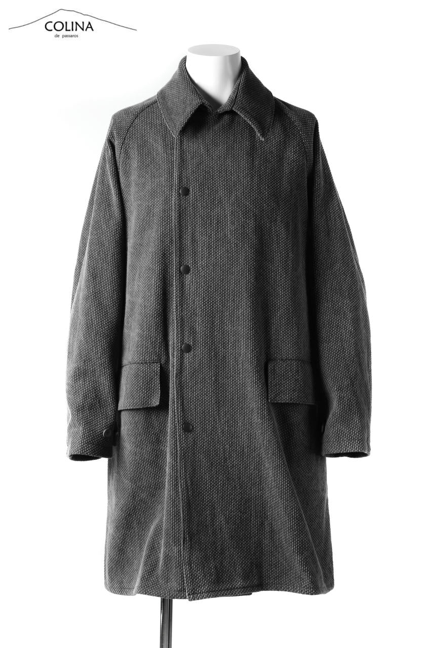 COLINA WORK COAT / SASHIKO JP-INK DYED (SUMI)
