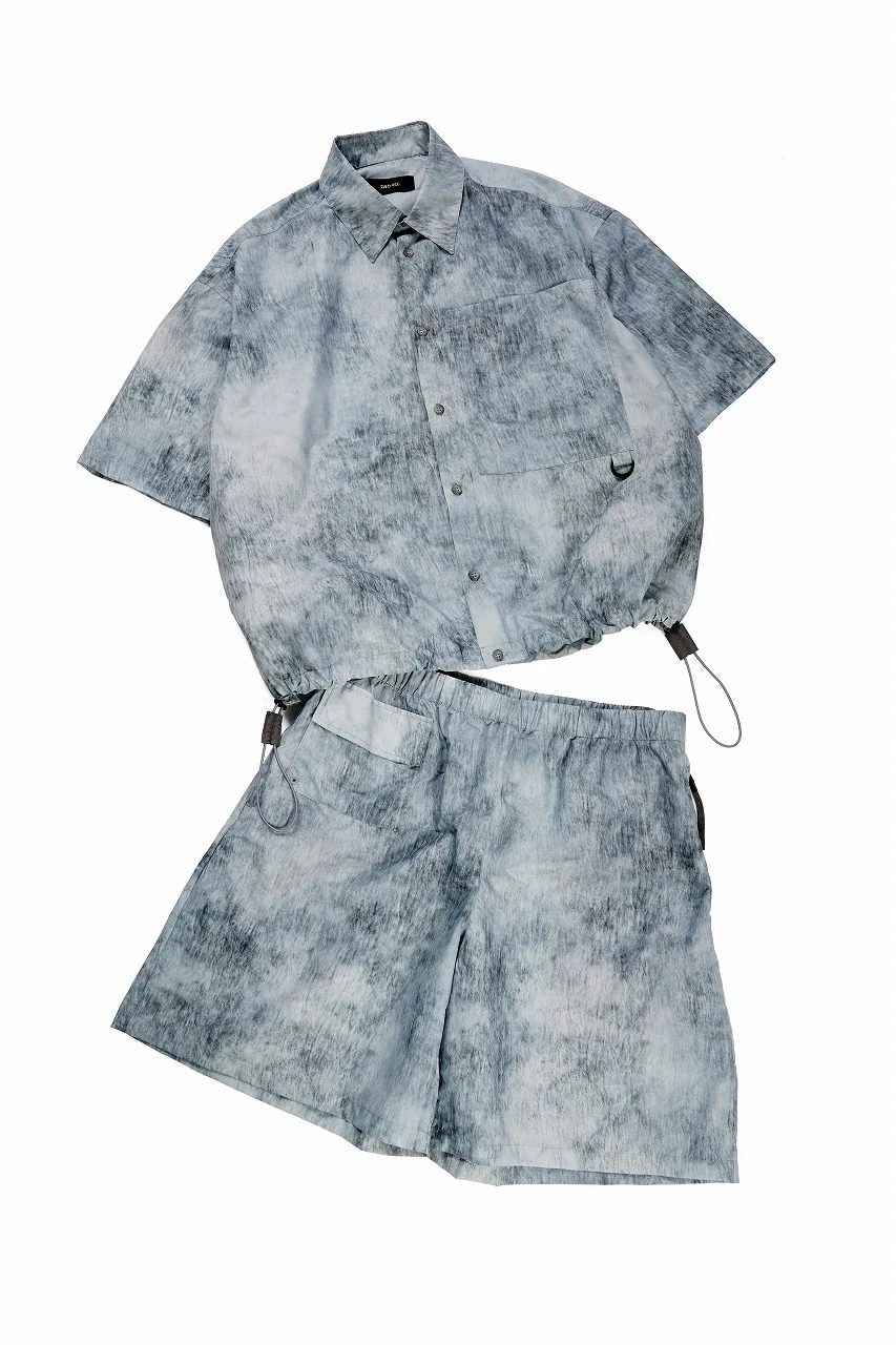 D-VEC DWR NY TAFFETA S/S SHIRT (BLUE GRAD) - Image 12