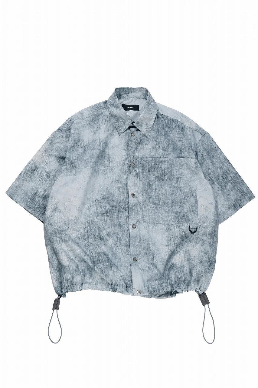 D-VEC DWR NY TAFFETA S/S SHIRT (BLUE GRAD) - Image 3