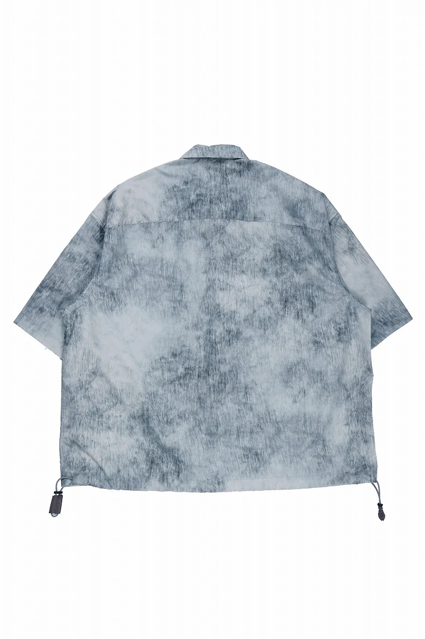 D-VEC DWR NY TAFFETA S/S SHIRT (BLUE GRAD) - Image 4