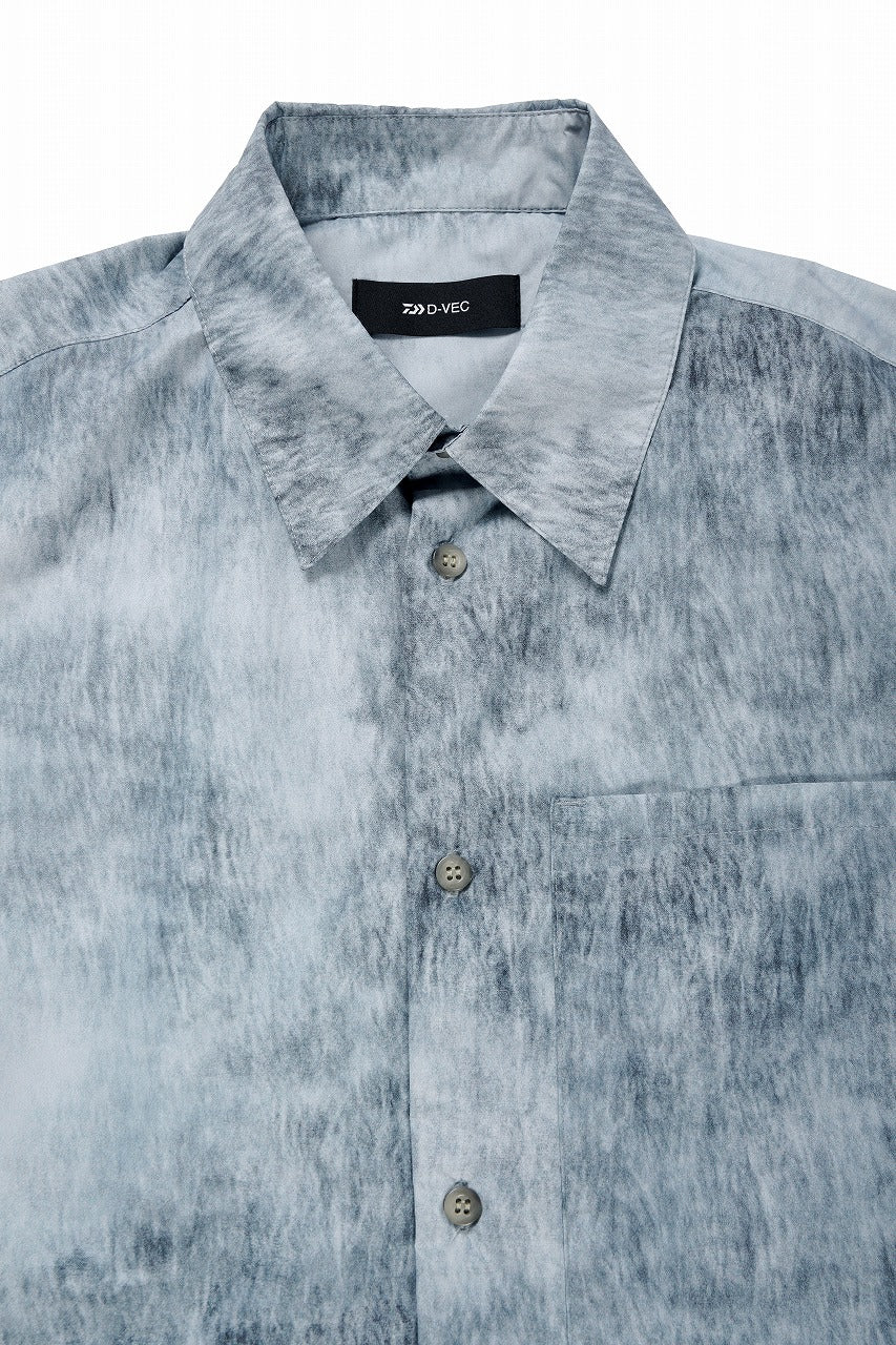D-VEC DWR NY TAFFETA S/S SHIRT (BLUE GRAD) - Image 6