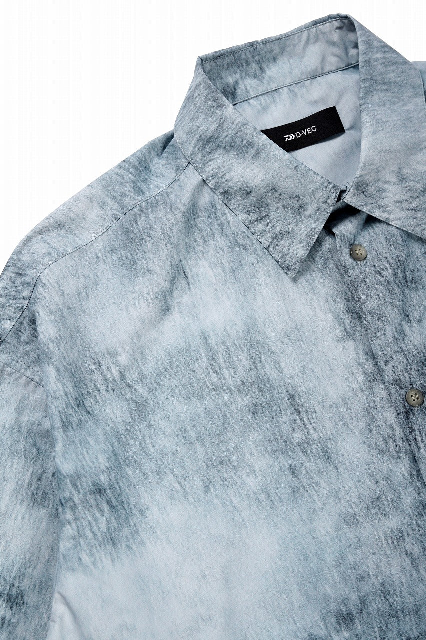 D-VEC DWR NY TAFFETA S/S SHIRT (BLUE GRAD) - Image 7