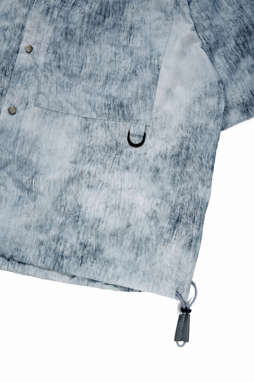 D-VEC DWR NY TAFFETA S/S SHIRT (BLUE GRAD) - Image 9