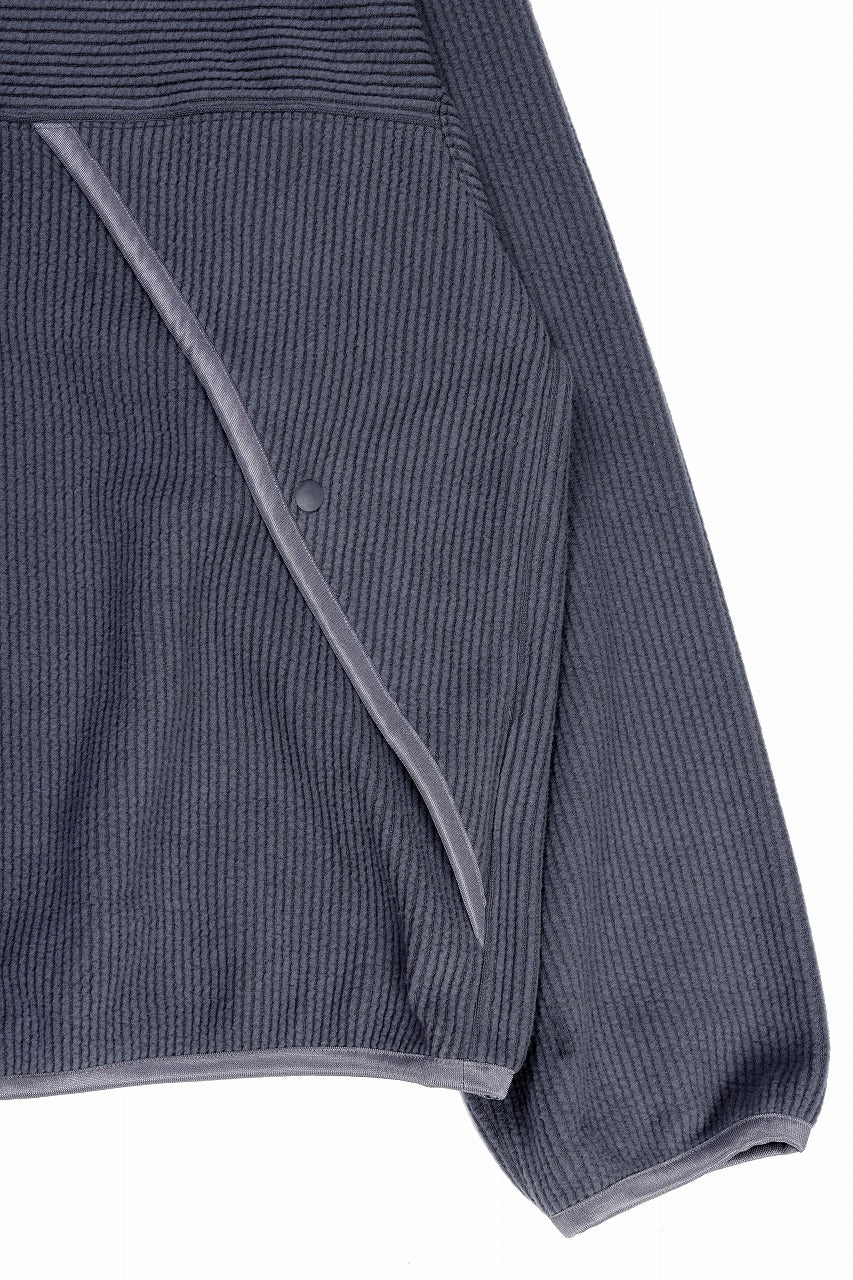D-VEC TC KNIT CORDUROY HOODED PARKA (GREY) - Image 5
