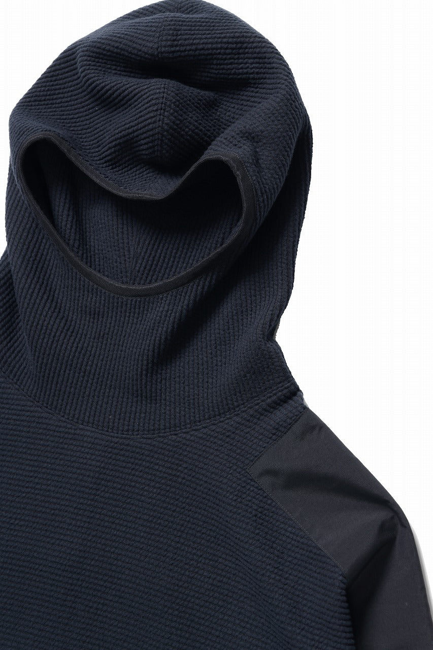 D-VEC TC KNIT CORDUROY HOODED PARKA (NAVY) - Image 8