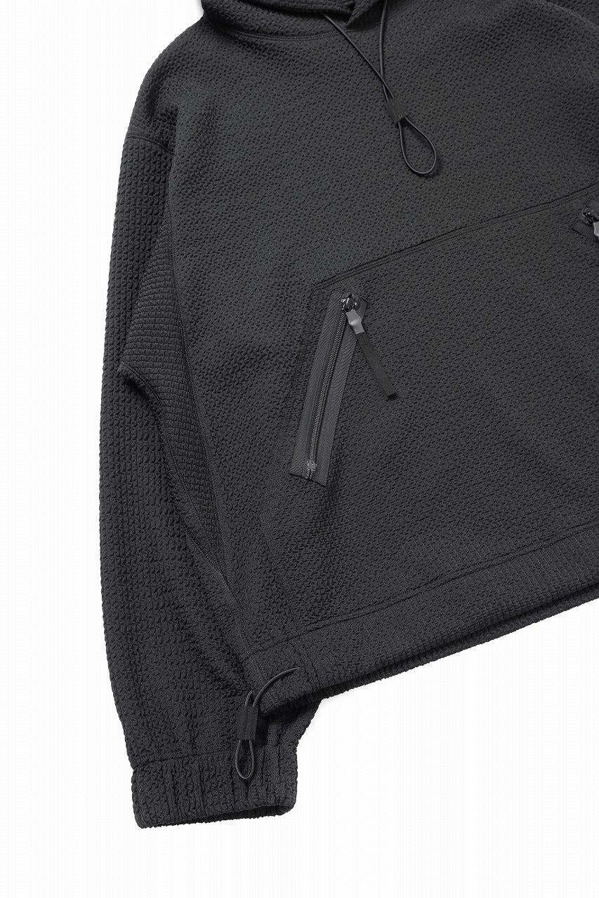 D-VEC WAFFLE KNIT PARKA (BLACK) - Image 10