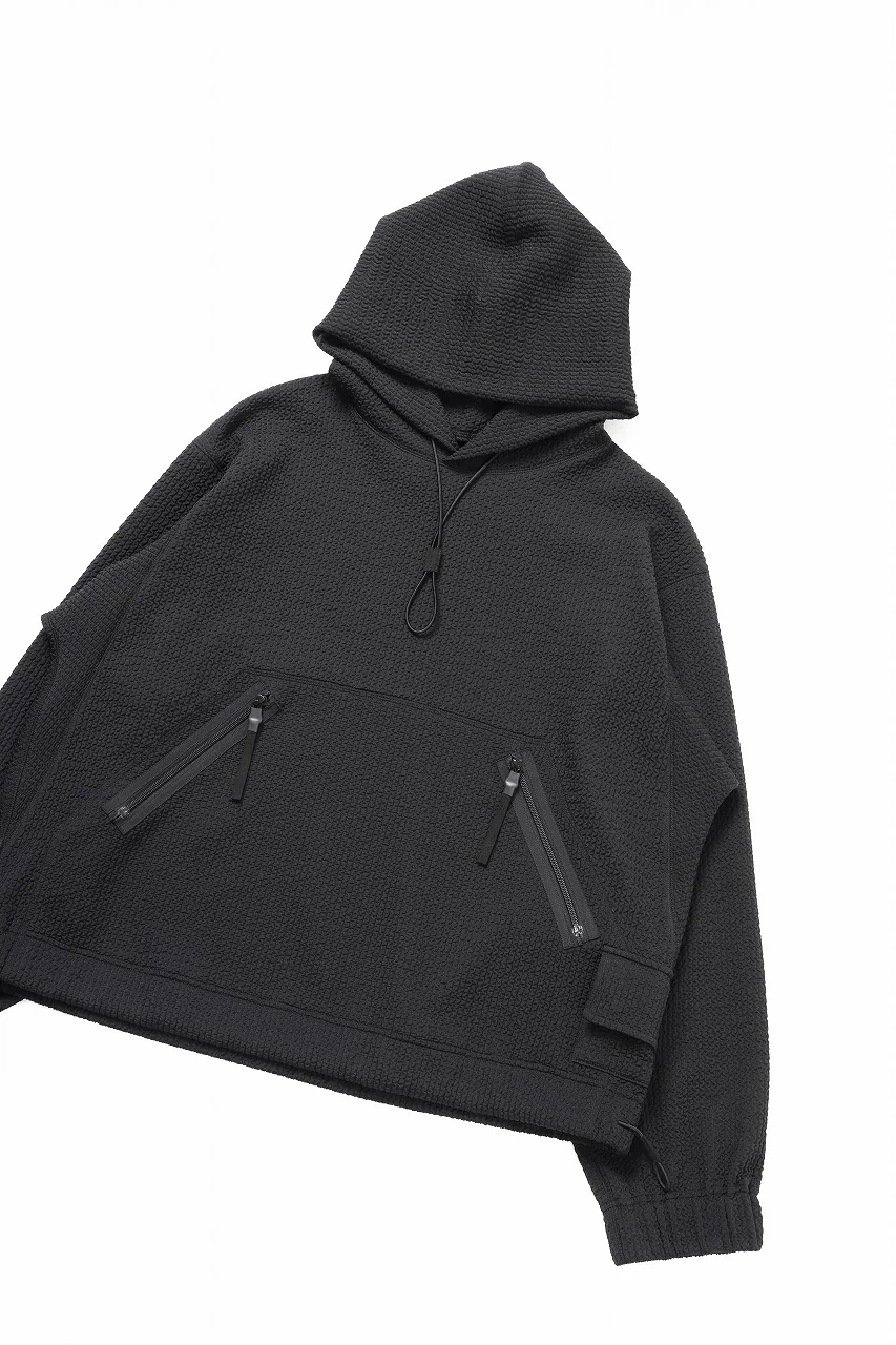 D-VEC WAFFLE KNIT PARKA (BLACK) - Image 11