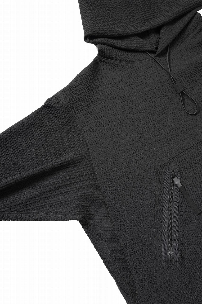 D-VEC WAFFLE KNIT PARKA (BLACK) - Image 12