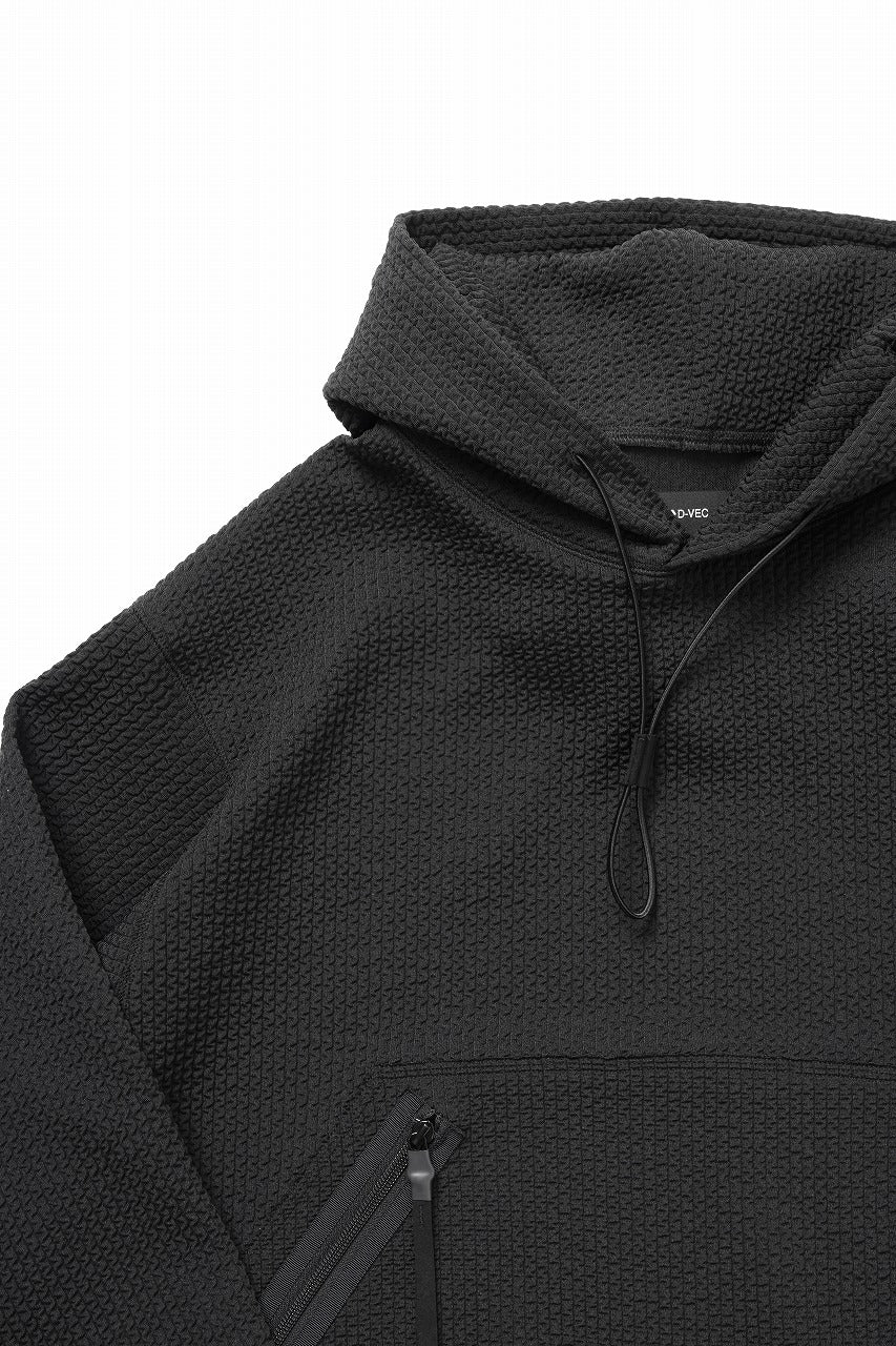 D-VEC WAFFLE KNIT PARKA (BLACK) - Image 13