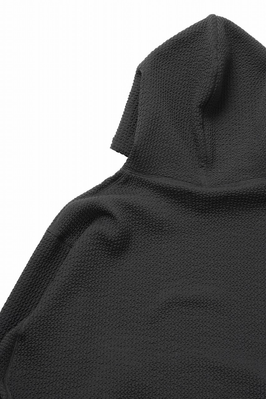 D-VEC WAFFLE KNIT PARKA (BLACK) - Image 14