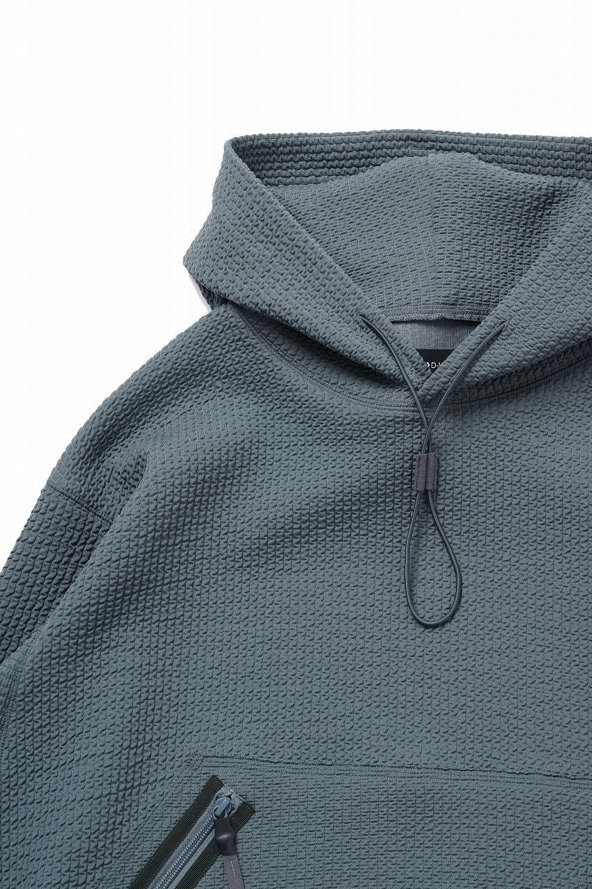 D-VEC WAFFLE KNIT PARKA (SEA SPRAY) - Image 11