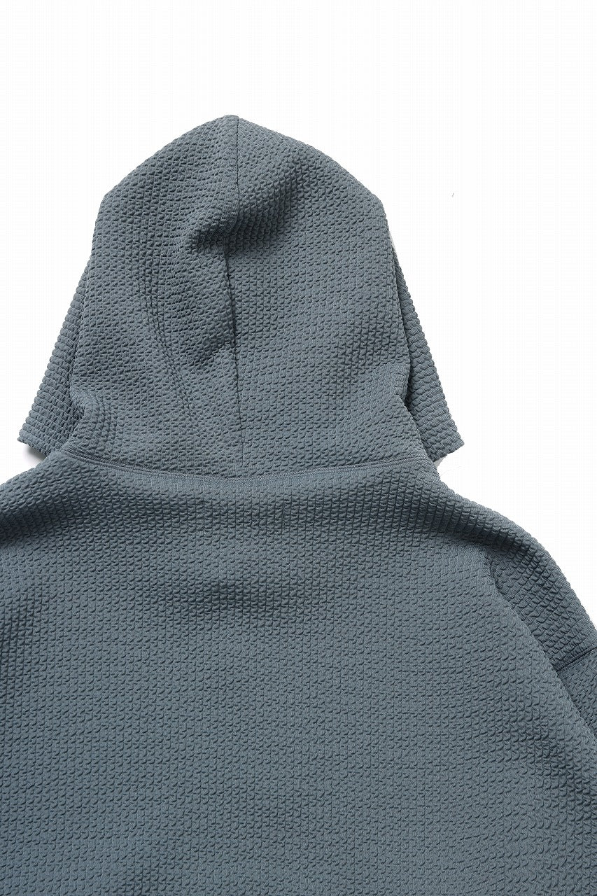 D-VEC WAFFLE KNIT PARKA (SEA SPRAY) - Image 12