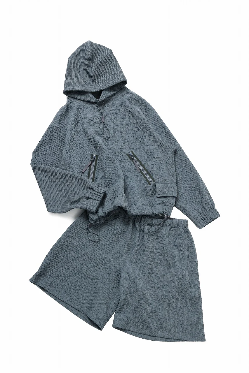 D-VEC WAFFLE KNIT PARKA (SEA SPRAY) - Image 14