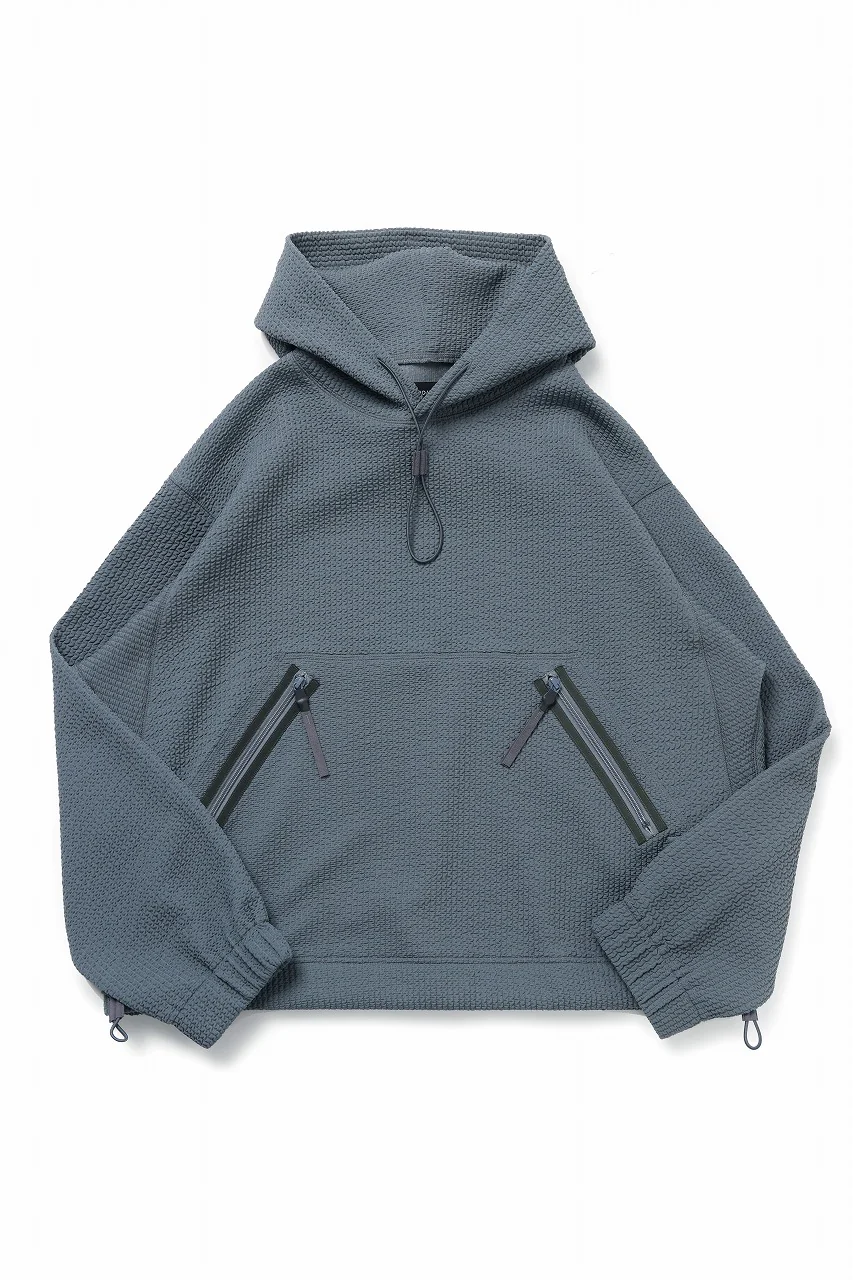 D-VEC WAFFLE KNIT PARKA (SEA SPRAY) - Image 3