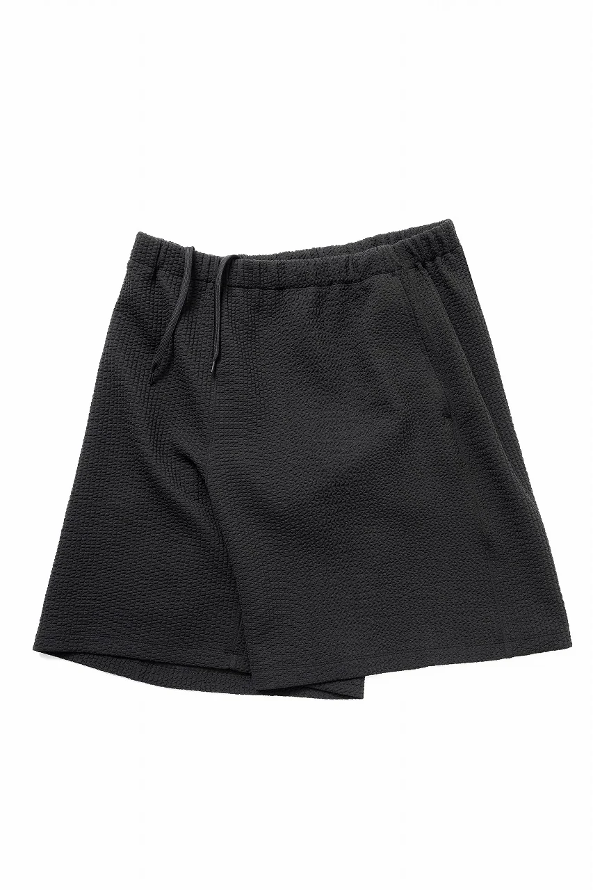 D-VEC WAFFLE KNIT SHORT PANTS (BLACK) - Image 3