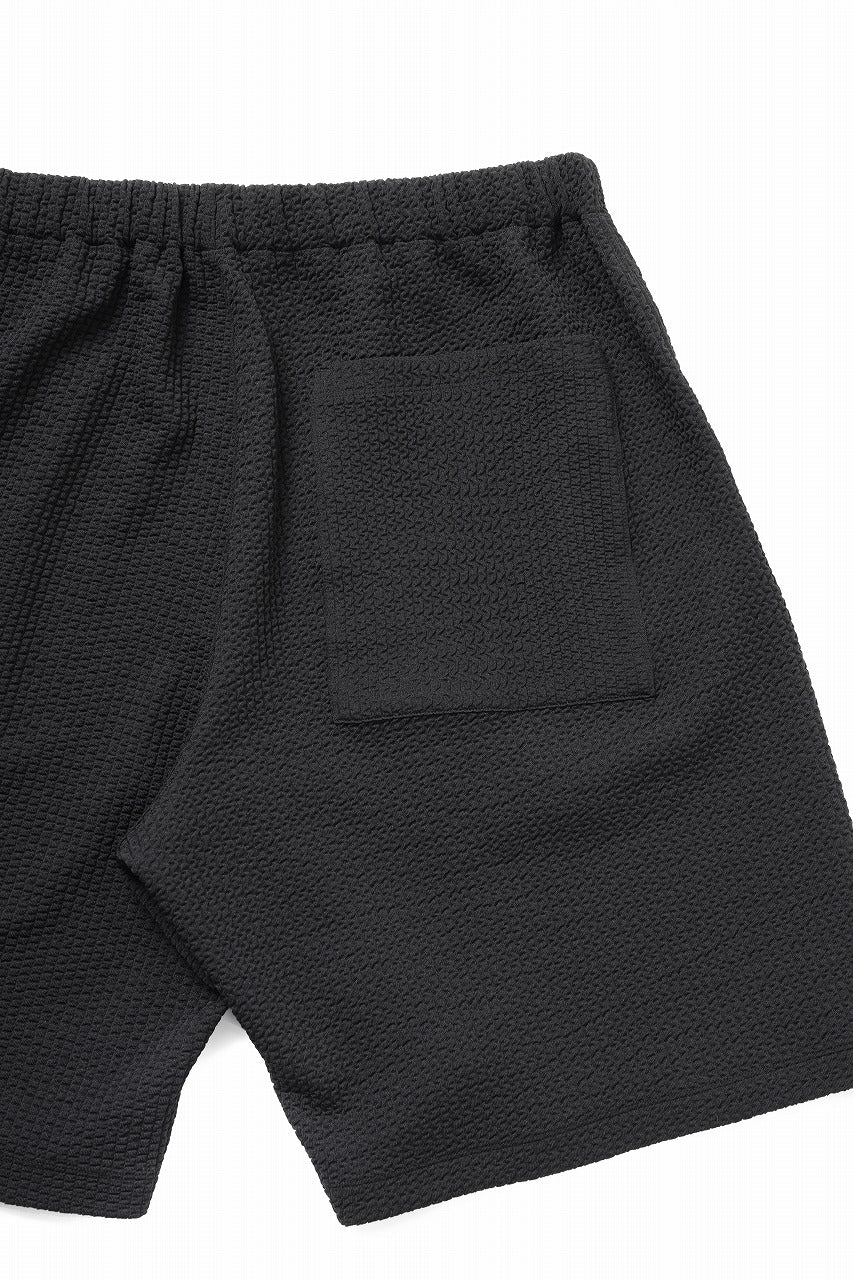 D-VEC WAFFLE KNIT SHORT PANTS (BLACK) - Image 7