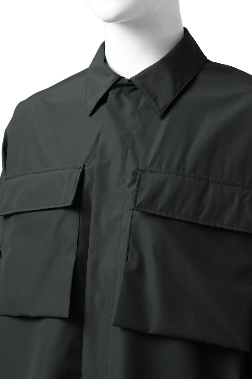 D-VEC x ALMOSTBLACK "GORETEX INFUNIUM 2L SHELL" SHIRTS JACKET (ALGIE BLACK) - Image 11