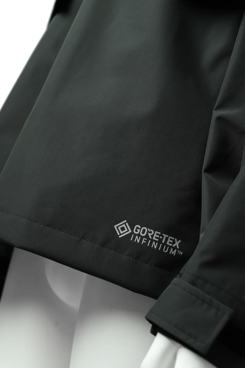 D-VEC x ALMOSTBLACK "GORETEX INFUNIUM 2L SHELL" SHIRTS JACKET (ALGIE BLACK) - Image 13