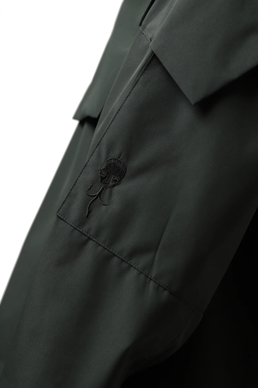 D-VEC x ALMOSTBLACK "GORETEX INFUNIUM 2L SHELL" SHIRTS JACKET (ALGIE BLACK) - Image 14
