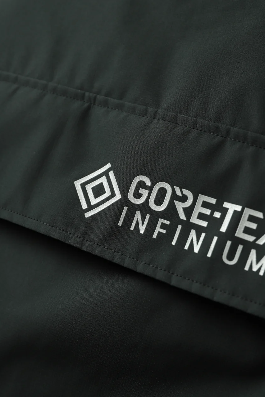 D-VEC x ALMOSTBLACK "GORETEX INFUNIUM 2L SHELL" SHIRTS JACKET (ALGIE BLACK) - Image 16