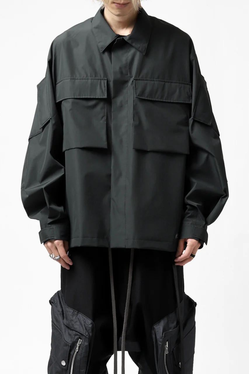 D-VEC x ALMOSTBLACK "GORETEX INFUNIUM 2L SHELL" SHIRTS JACKET (ALGIE BLACK) - Image 19