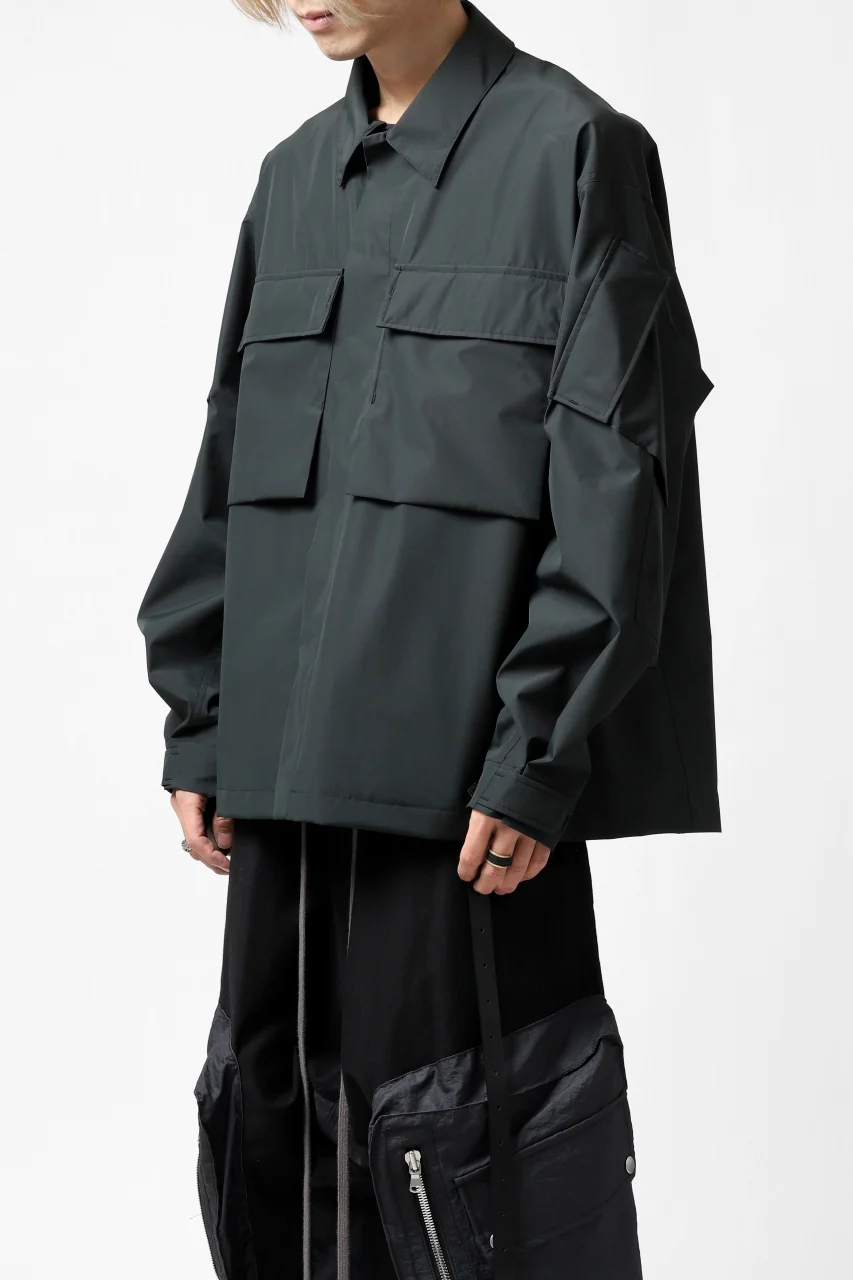 D-VEC x ALMOSTBLACK "GORETEX INFUNIUM 2L SHELL" SHIRTS JACKET (ALGIE BLACK) - Image 22