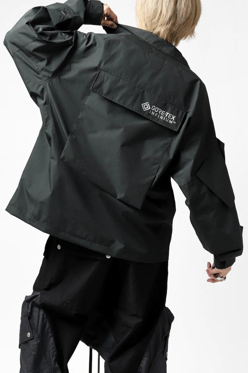 D-VEC x ALMOSTBLACK "GORETEX INFUNIUM 2L SHELL" SHIRTS JACKET (ALGIE BLACK) - Image 31