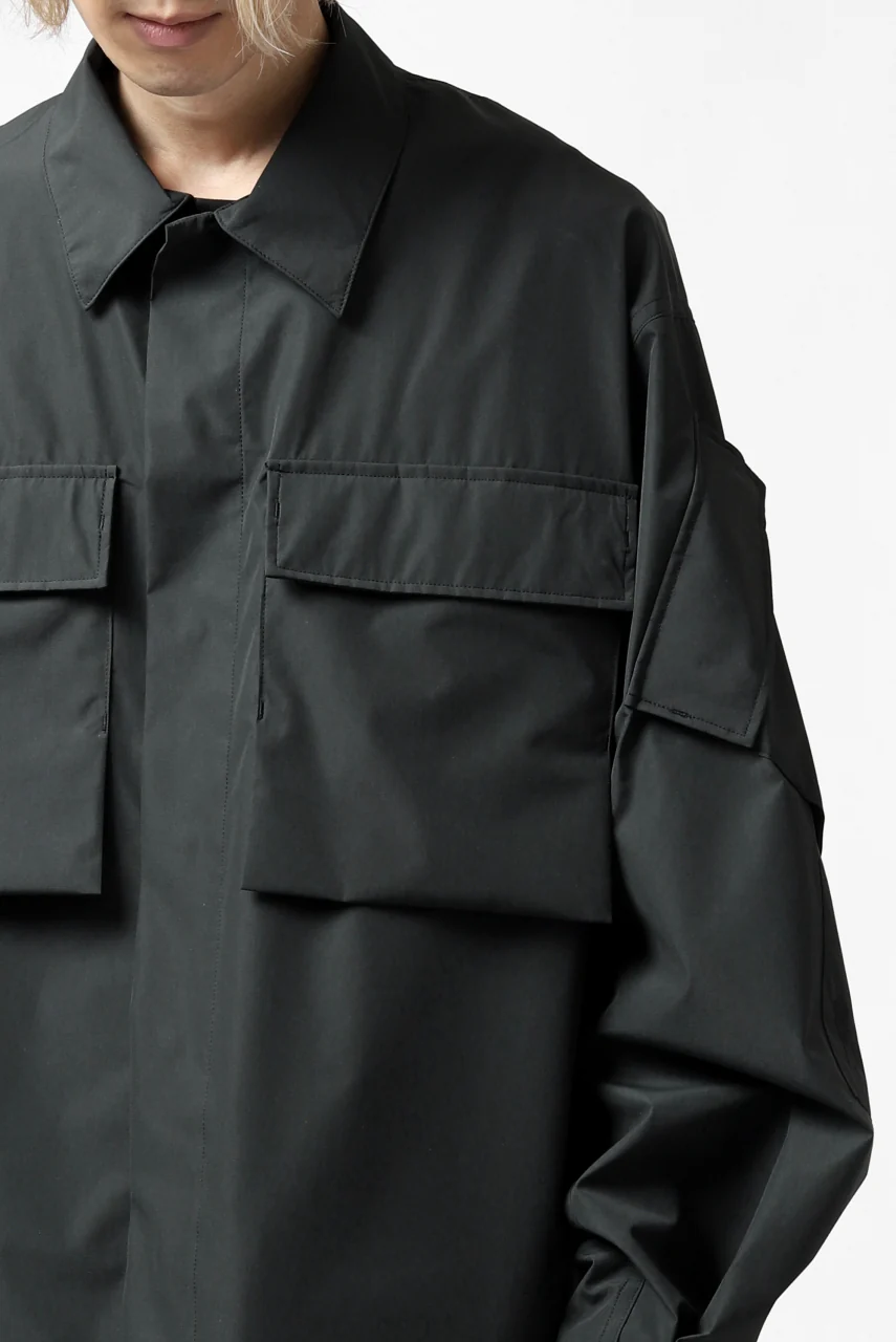 D-VEC x ALMOSTBLACK "GORETEX INFUNIUM 2L SHELL" SHIRTS JACKET (ALGIE BLACK) - Image 37