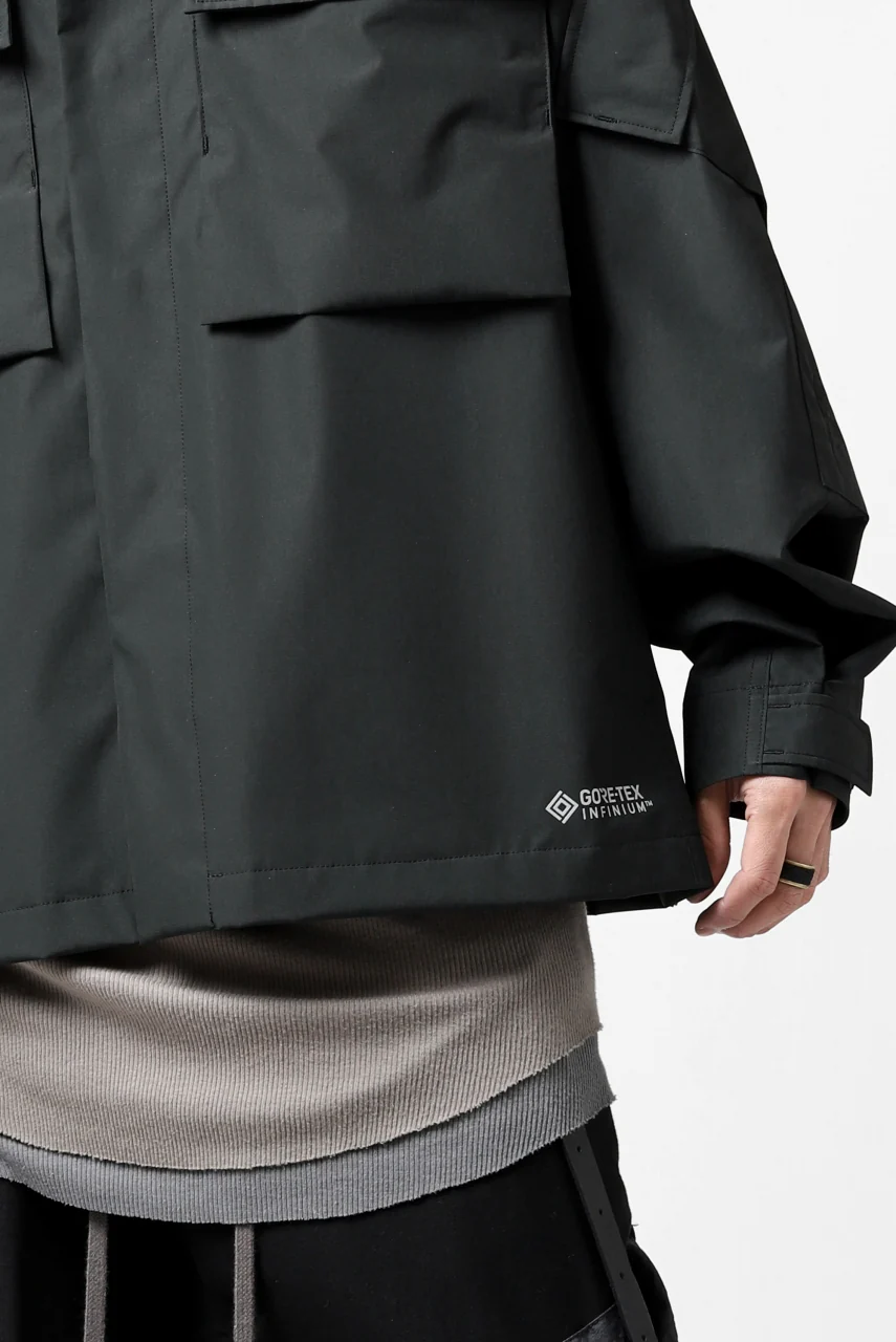 D-VEC x ALMOSTBLACK "GORETEX INFUNIUM 2L SHELL" SHIRTS JACKET (ALGIE BLACK) - Image 38