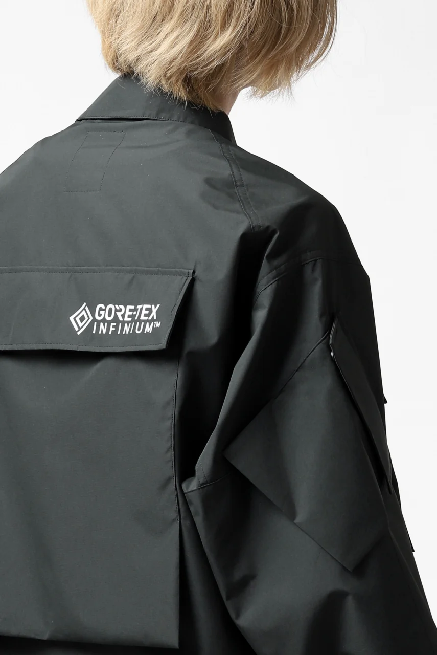 D-VEC x ALMOSTBLACK "GORETEX INFUNIUM 2L SHELL" SHIRTS JACKET (ALGIE BLACK) - Image 40