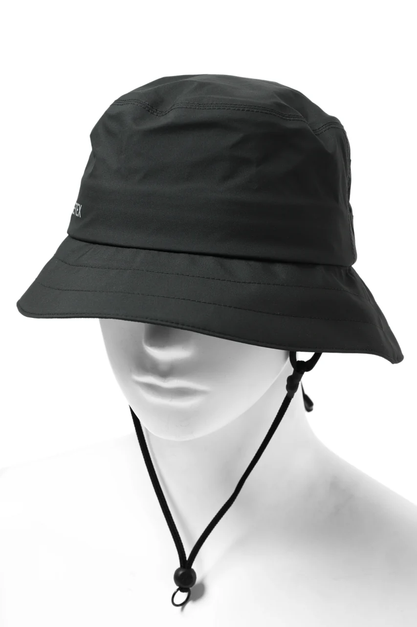 D-VEC x ALMOSTBLACK "GORETEX PRODUCT 3L SHELL" HAT (DARK GREY) - Image 2