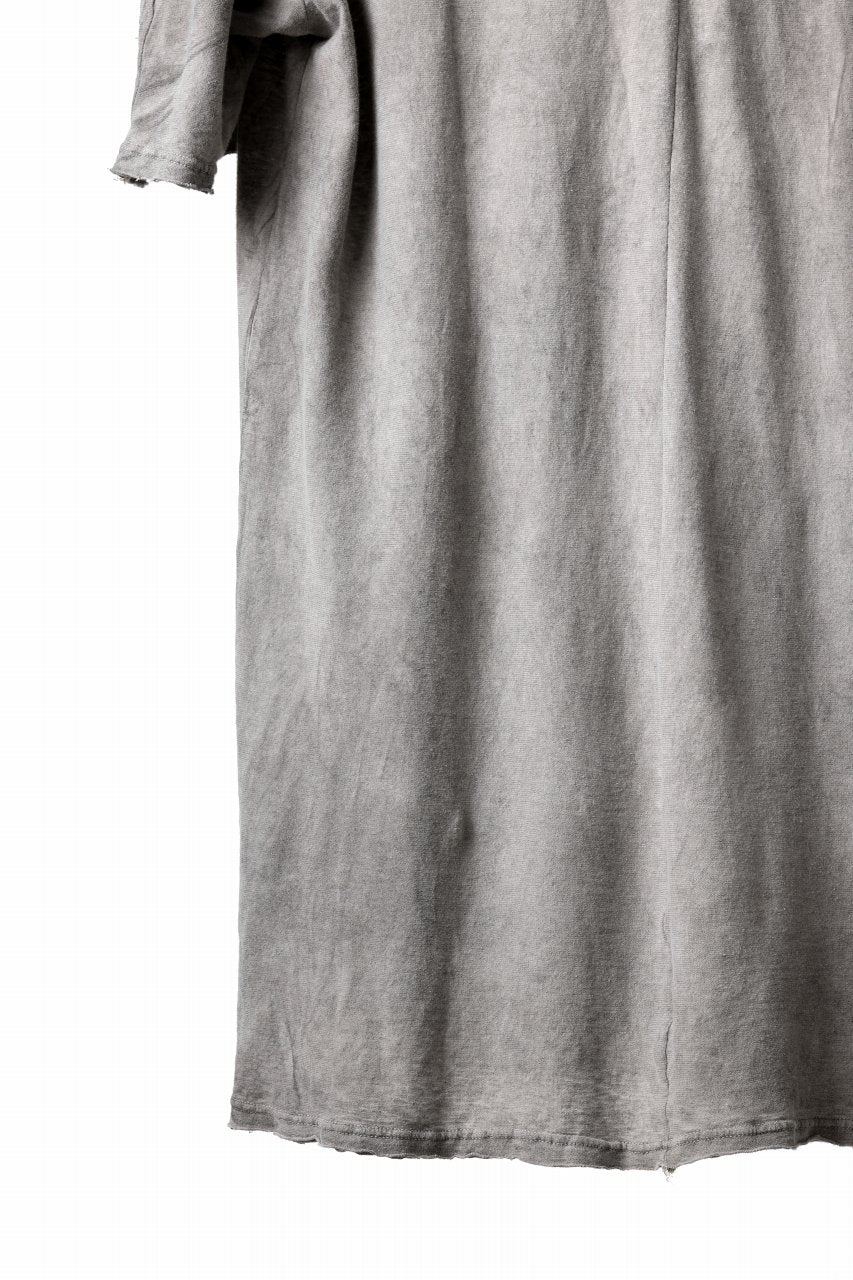 daub DYEING CENTRAL BACK SEAM ERGONOMIC T-SHIRT / SLAB COLI JERSEY (HAND DYED) - Image 9