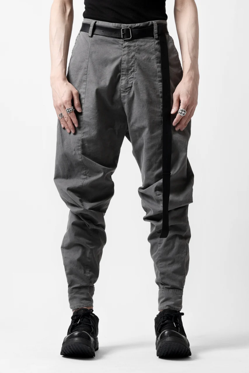 daub DYEING CLOSURE PANTS / STRETCH L.C (GREY) - Image 2