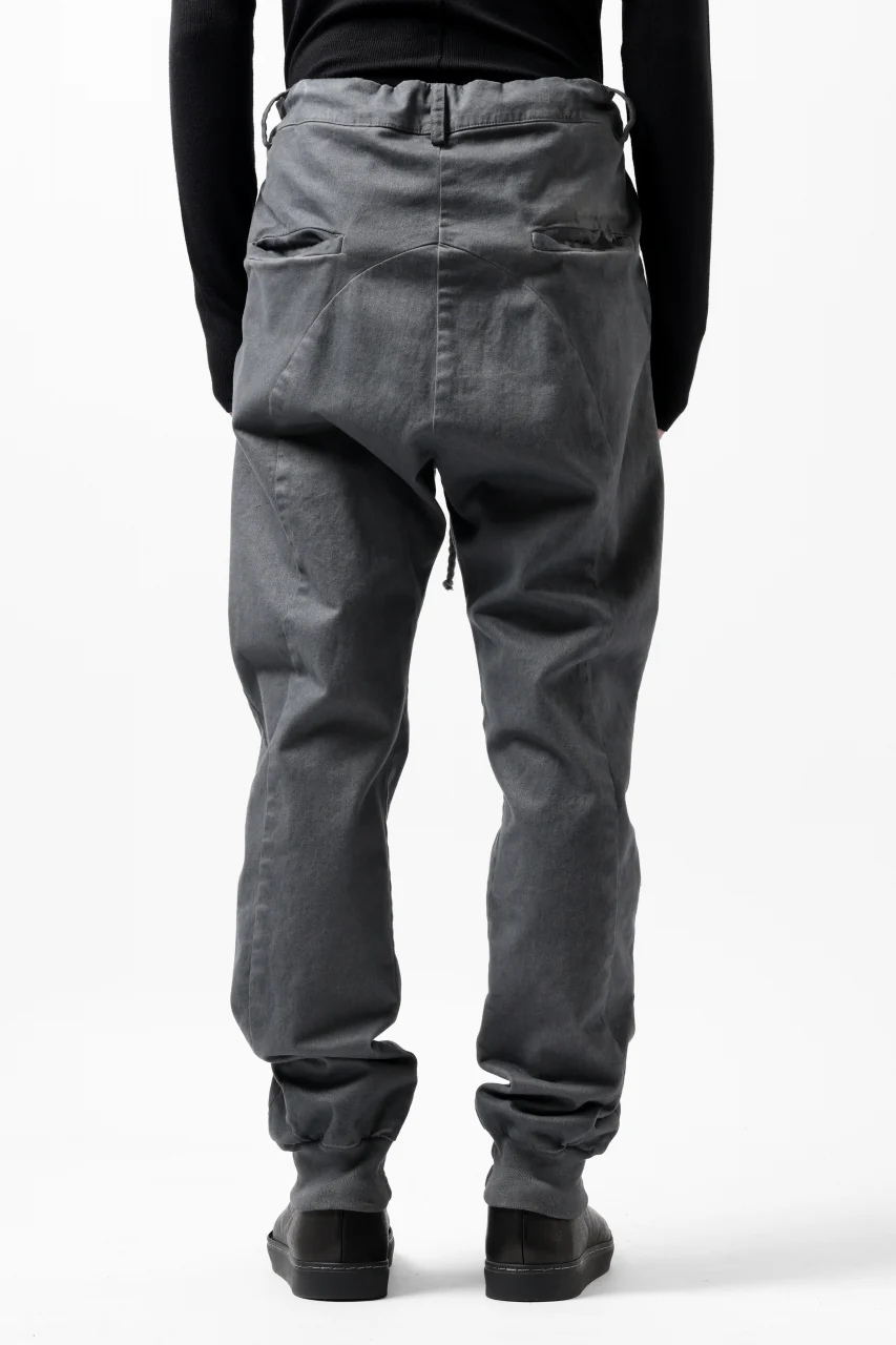 daub DYEING EASY TROUSER PANTS / STRETCH TWILL COTTON (GREY) - Image 12
