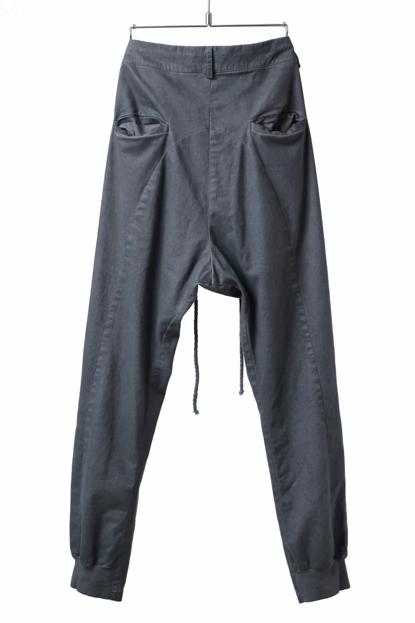 daub DYEING EASY TROUSER PANTS / STRETCH TWILL COTTON (GREY) - Image 15