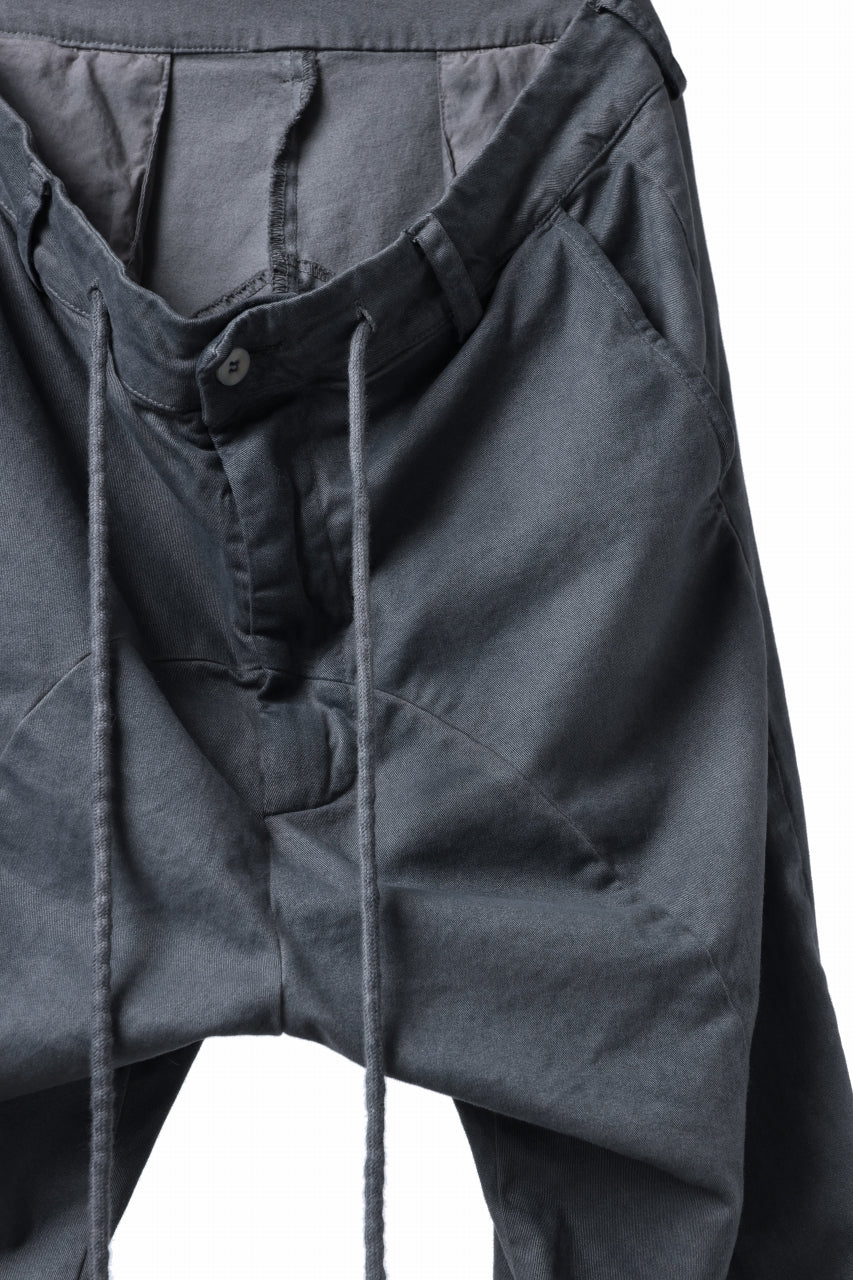daub DYEING EASY TROUSER PANTS / STRETCH TWILL COTTON (GREY) - Image 19