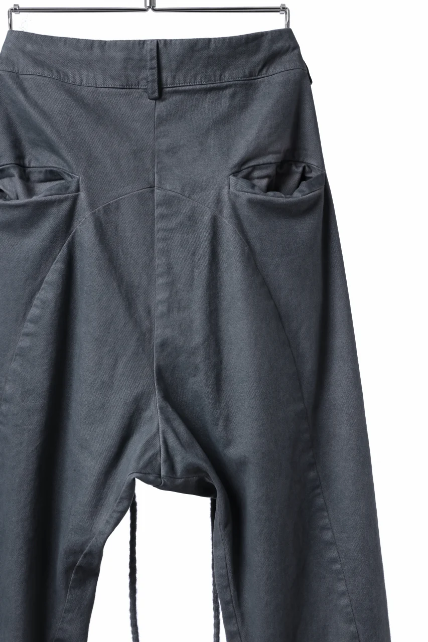 daub DYEING EASY TROUSER PANTS / STRETCH TWILL COTTON (GREY) - Image 22
