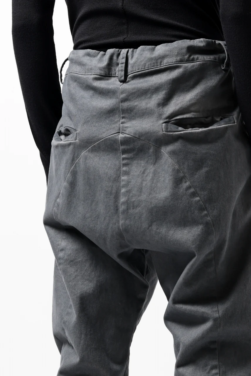 daub DYEING EASY TROUSER PANTS / STRETCH TWILL COTTON (GREY) - Image 32