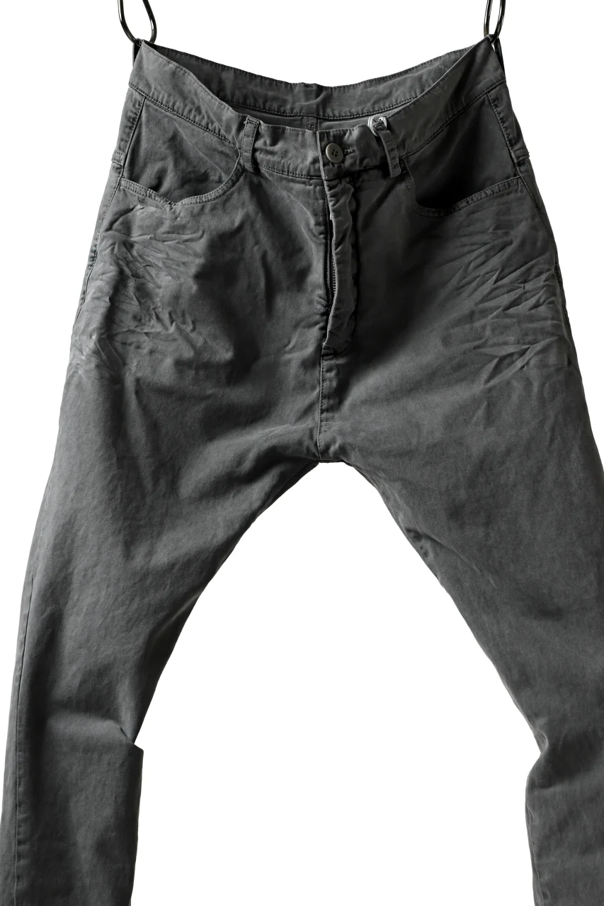 daub DYEING ERGONOMIC PANTS / STRETCH COTTON (GREY) - Image 14
