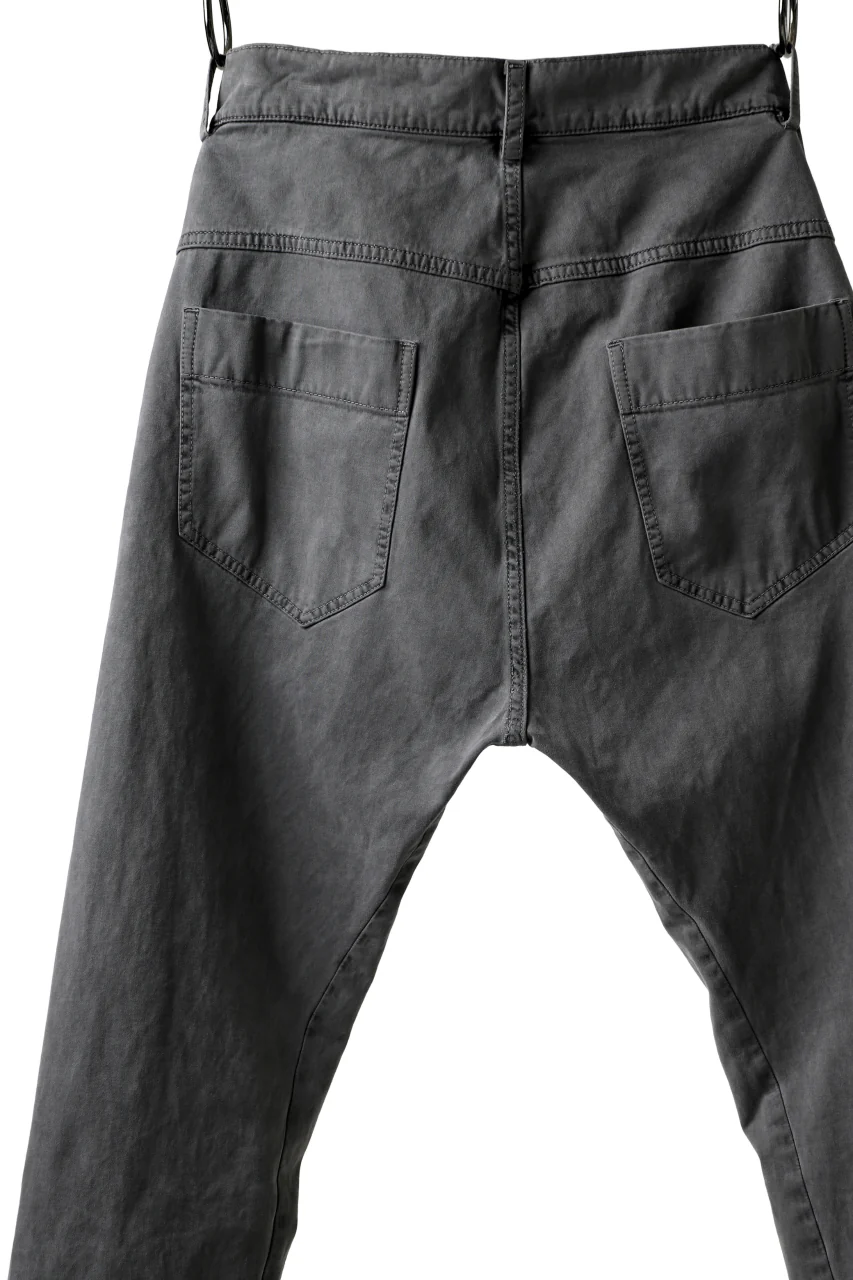 daub DYEING ERGONOMIC PANTS / STRETCH COTTON (GREY) - Image 20