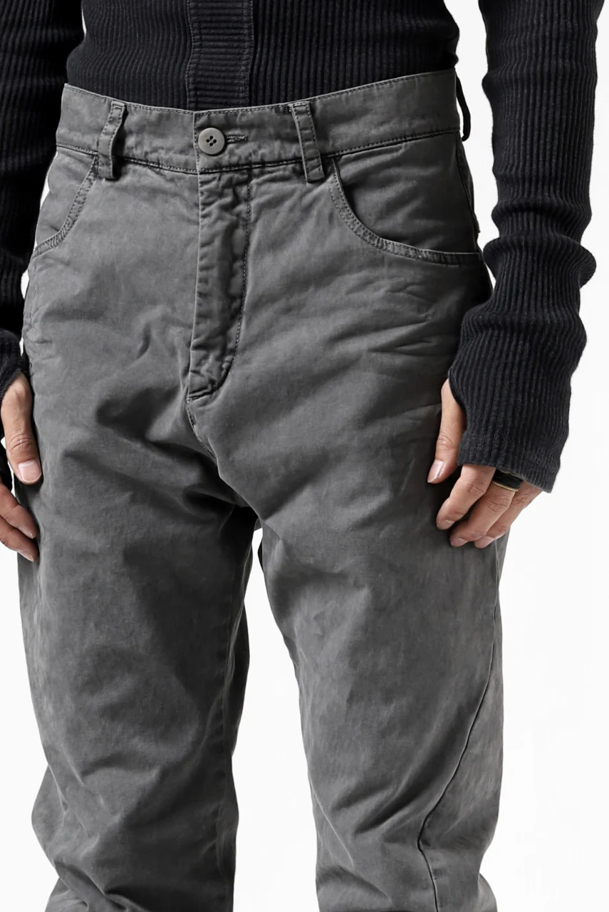 daub DYEING ERGONOMIC PANTS / STRETCH COTTON (GREY) - Image 27