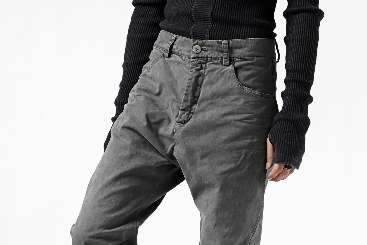 daub DYEING ERGONOMIC PANTS / STRETCH COTTON (GREY) - Image 32