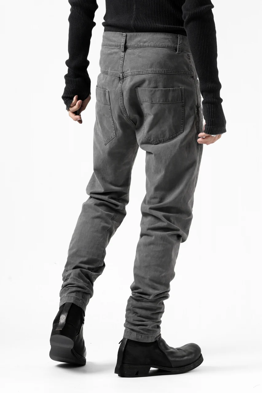 daub DYEING ERGONOMIC PANTS / STRETCH COTTON (GREY) - Image 4