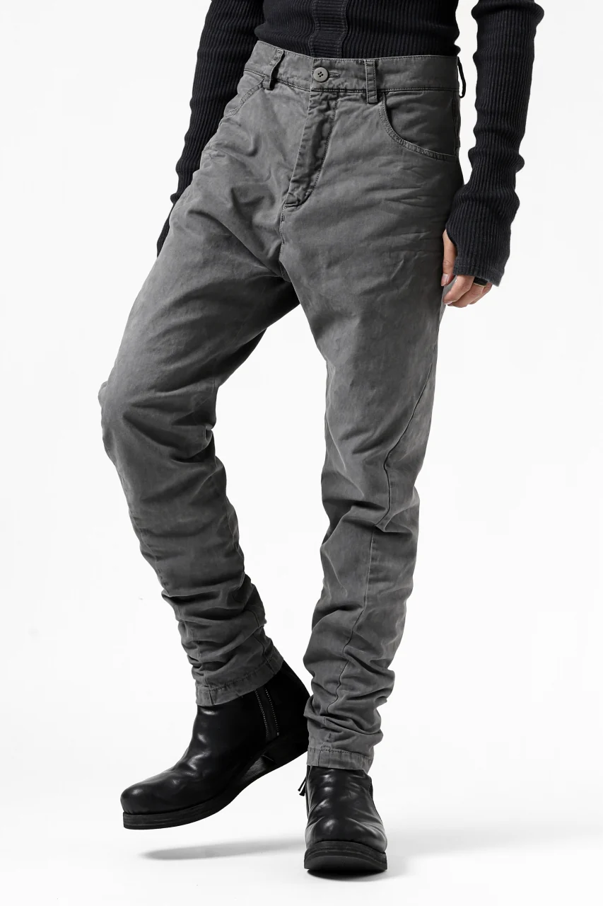 daub DYEING ERGONOMIC PANTS / STRETCH COTTON (GREY) - Image 5