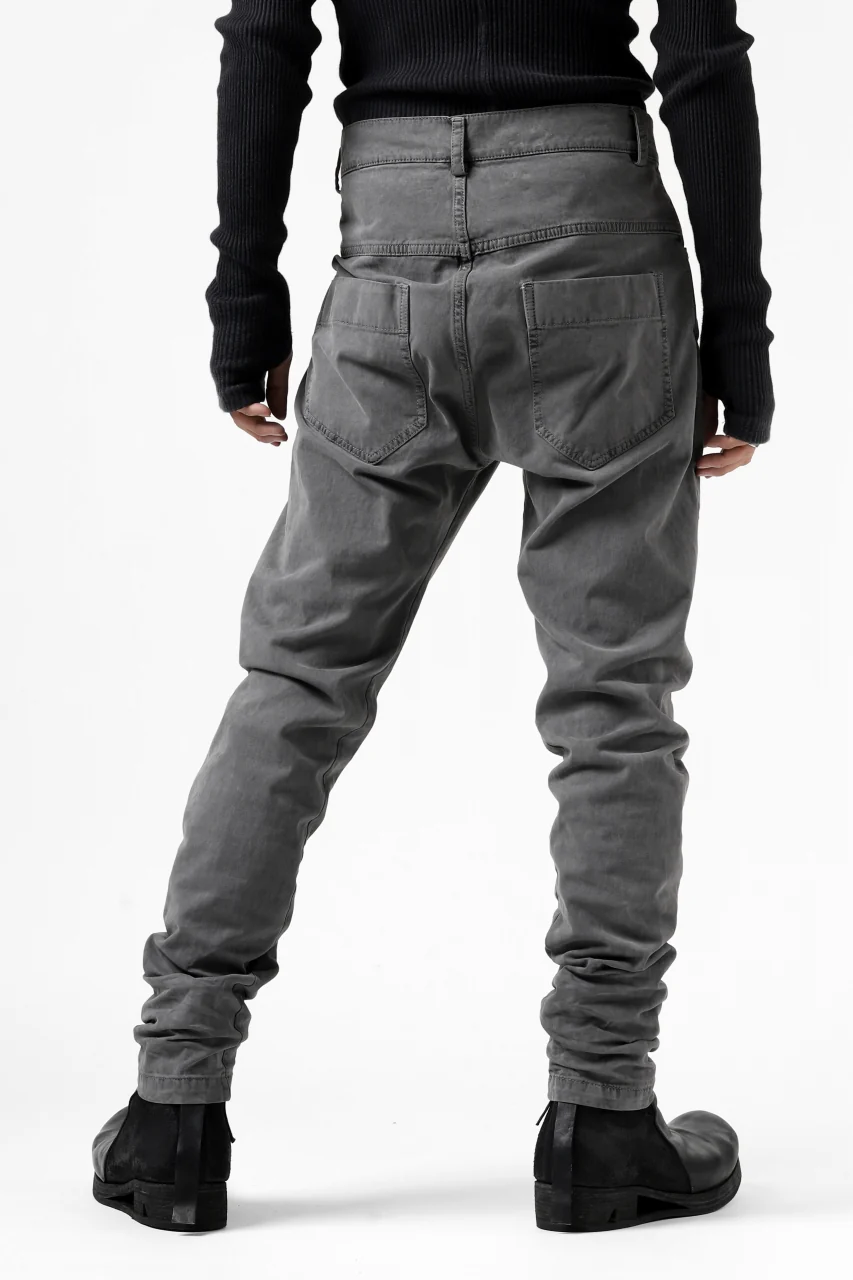 daub DYEING ERGONOMIC PANTS / STRETCH COTTON (GREY) - Image 6