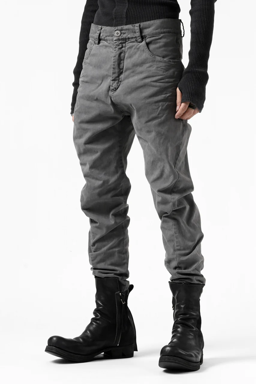 daub DYEING ERGONOMIC PANTS / STRETCH COTTON (GREY) - Image 7
