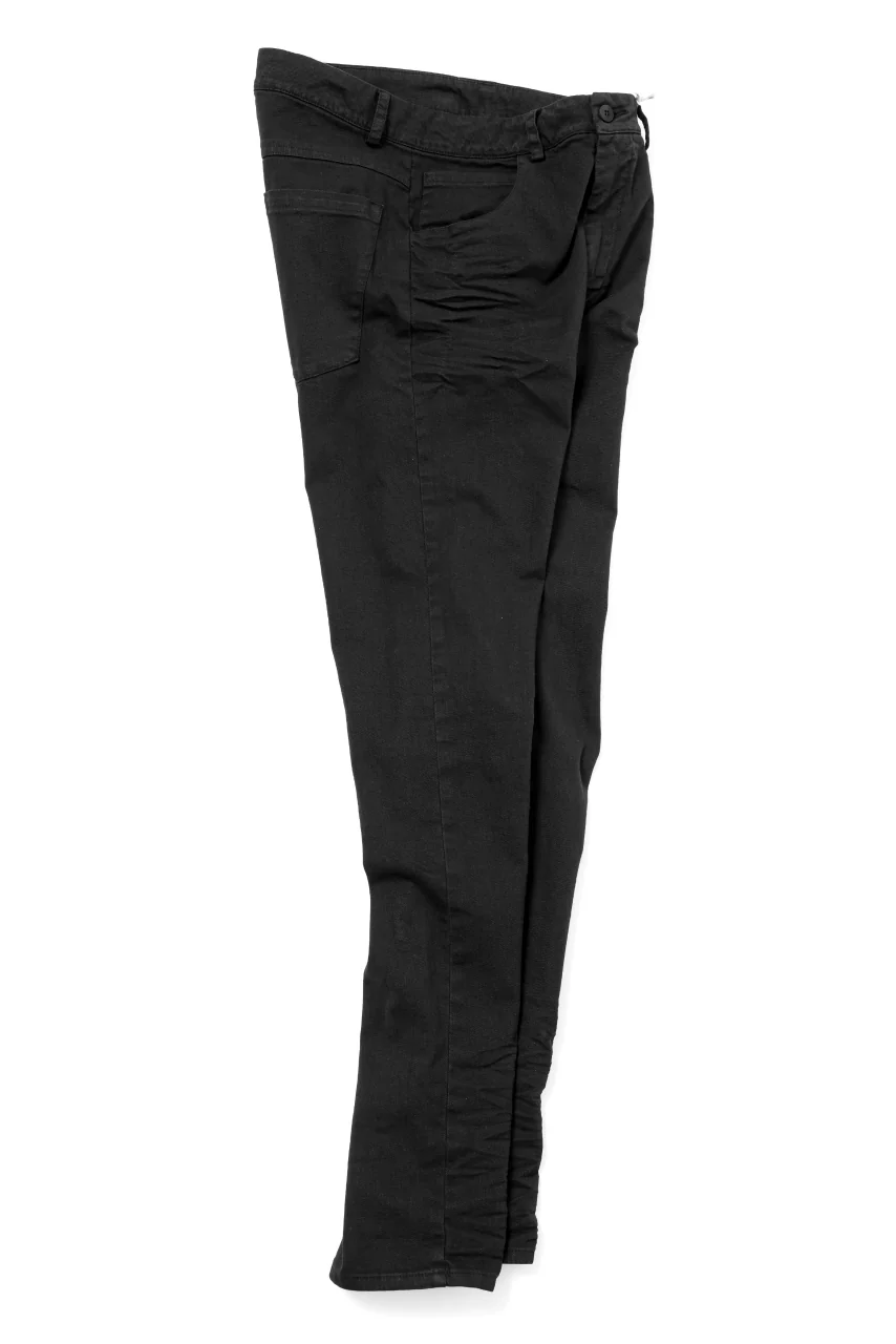 daub DYEING ERGONOMIC SLIM PANTS / L.TWILL (BLACK) - Image 15