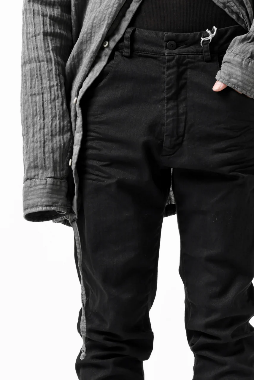 daub DYEING ERGONOMIC SLIM PANTS / L.TWILL (BLACK) - Image 33