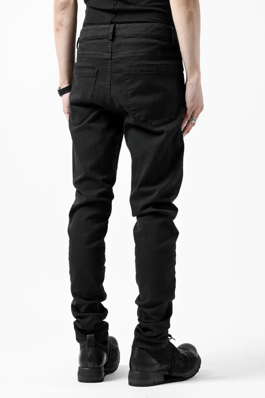 daub DYEING ERGONOMIC SLIM PANTS / L.TWILL (BLACK) - Image 6